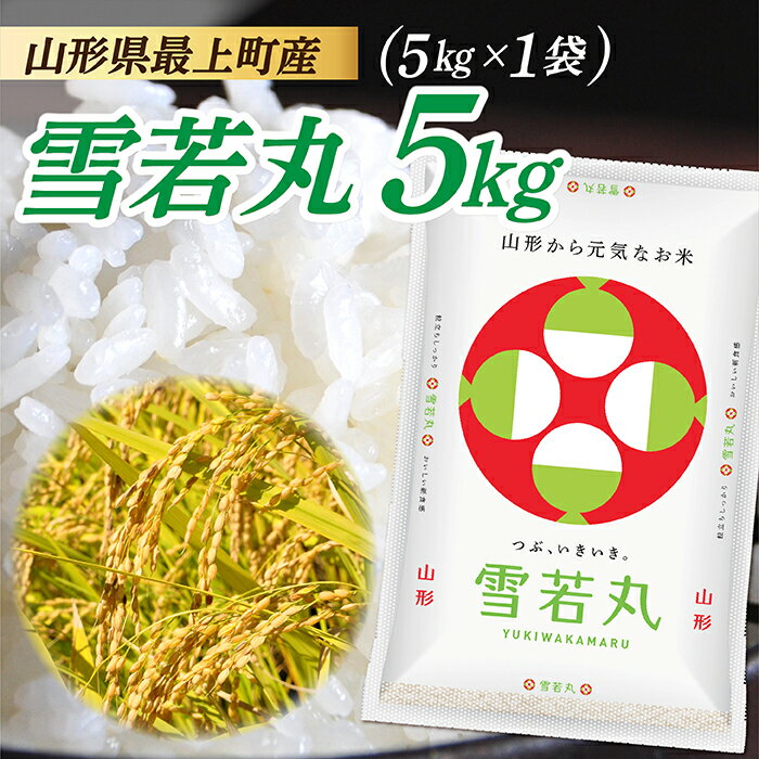【ふるさと納税】令和6年産 山形県産 雪若丸 5kg (5kg×1袋)