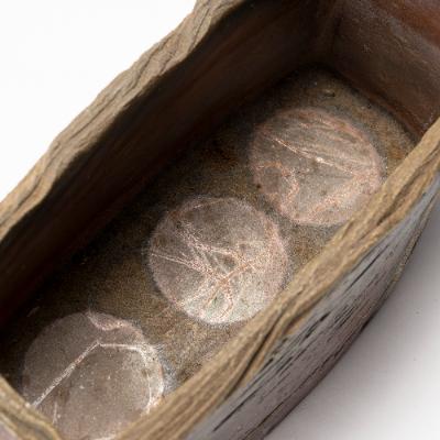 ふるさと納税 備前市 備前焼　花器(張り合わせ水盤)【のし付き】 |  | 02