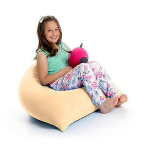 ビーズクッション Yogibo Pyramid (ヨギボー ピラミッド) クリームホワイト [M533-2CM] クッション 椅子 ビーズソファ ソファ ビーズクッション ローソファ インテリア 家具 送料無料