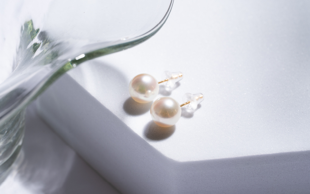 597 アコヤ真珠K18ピアス8.0mmup ピアス 真珠ピアス パールピアス パール 真珠 K18 ゴールド 18金 アコヤ真珠 あこや真珠 アコヤパール 8mm 8mmup フォーマル シンプル 