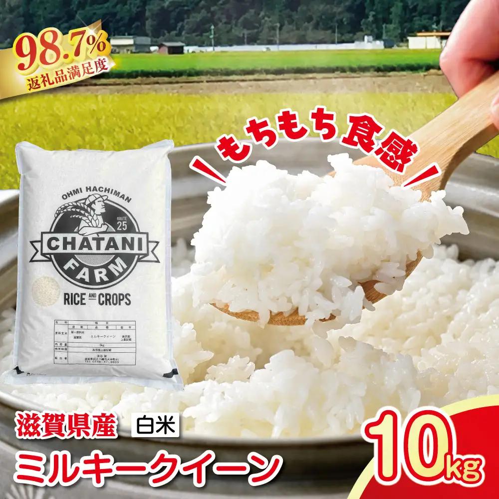 【新米】令和8年産　近江米　ミルキークイーン 白米【10kg（5kg×2袋）】【V010W2】 近江米 お米