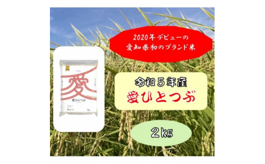 
令和5年産 愛知県産 ブランド米 愛ひとつぶ 2kg　パールライス 安城工場精米【1469575】
