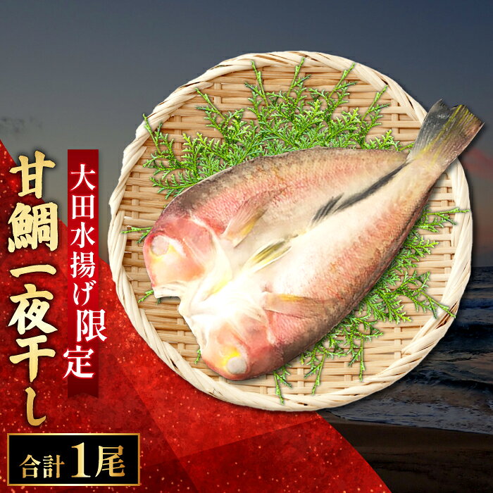 【ふるさと納税】 干物 高級魚 甘鯛 1尾 約27cm 約300g 国産 魚介類 魚 あまだい 一夜干 一夜干し 一日漁 無添加 天日塩 特産品 お取り寄せ グルメ 贈答 贈り物 お祝い ギフト プレゼント 父の日 母の日