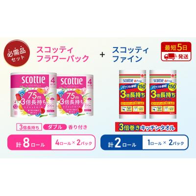 ふるさと納税 岩沼市 キッチンペーパー+トイレットペーパー2P[No.5704-1754] |  | 01