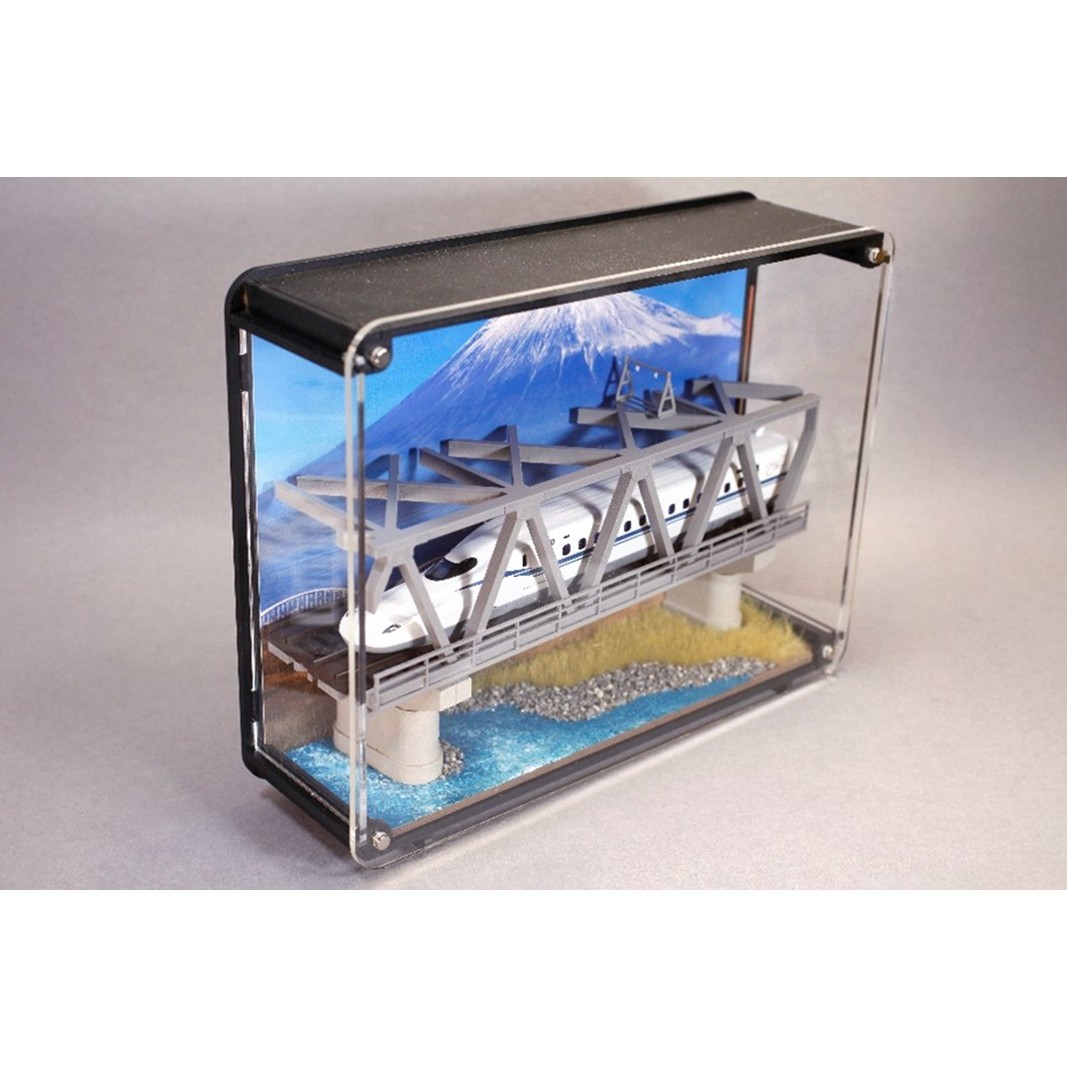 鉄道模型 走る情景(ジオラマ)シリーズ《N700S新幹線「のぞみ」》