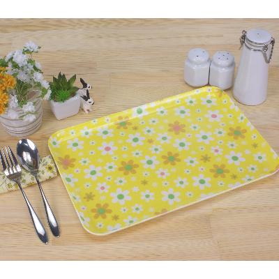 ふるさと納税 海南市 和歌山県海南市 STランチョントレー L 39cm マーチ イエロー 2枚セット 食洗機対応のトレー |  | 01