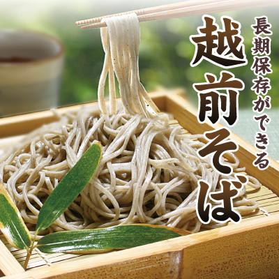 ふるさと納税 越前市 創業90余年の老舗・武生製麺　常温で長期保存できる「越前そば」10食