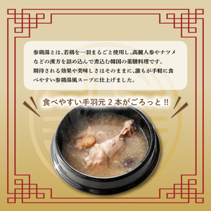 参鶏湯 ( サムゲタン ) 風 スープ 400g×6個 セット 下関 山口 HG001