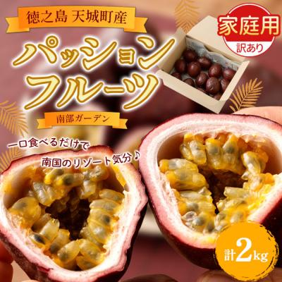 ふるさと納税 天城町 【2027年発送】先行受付 徳之島 天城町 南部ガーデン パッションフルーツ 家庭用 2kg