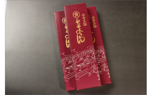 【京都・丹後の和菓子】デッチようかん3本 ～古くから丹後地方で作られる冬の水ようかん『丁稚羊羹』～　羊羹 水羊羹 ようかん 丁稚ようかん でっちようかん 寒天 つぶあん あんこ 和菓子 京菓子 お菓子 送料無料　AM00363