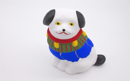M-AB23.【長谷寺詣で人気の土産品】 出雲人形 (座り犬)