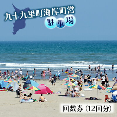 【ふるさと納税】旅行 千葉 九十九里町 海岸 町営 駐車場 12回分 回数券 チケット 券 駐車券 利用券 ギフト券 ギフト サーフィン マリンスポーツ スポーツ 体験 アクティビティ 夏 海水浴 お出かけ 夏休み 子連れ レジャー 海 車 千葉県 九十九里 九十九里町