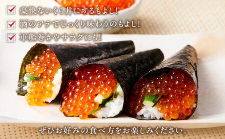 【11月発送】北海道産 いくら（鮭卵）醤油漬け 200g 個魚介類 北海道 海産物 魚介 小分けパック 生産者 支援 応援