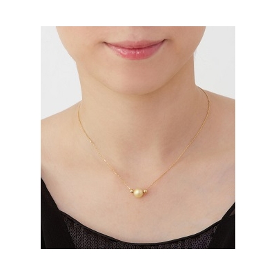 ＜明浜産真珠ペンダント・ファボリ(ゴールド)＞ 保証書付き 8.5〜9.0mm 純国産 高品質 パール あこや ネックレス アクセサリー レディース 女性 誕生日 記念日 成人祝い 佐藤真珠 愛媛県 