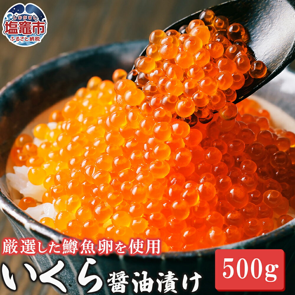 【ふるさと納税】 いくら 醤油漬け 500g ｜ 鱒いくら ますイクラ ふるさと納税 いくら イクラ 魚卵 ふるさと納税 醤油漬 冷凍 人気 ランキング 海鮮 イクラ おかず おつまみ 宮城県 塩竈市 塩釜市 極洋食品株式会社 塩釜工場 ｜ ky00005