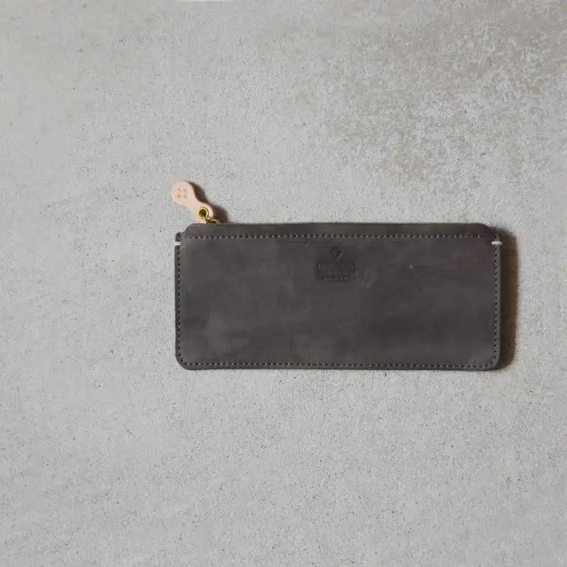 Teha’amana Square pencase Smoke テハマナ スクエアペンケース　スモーク ブラウン