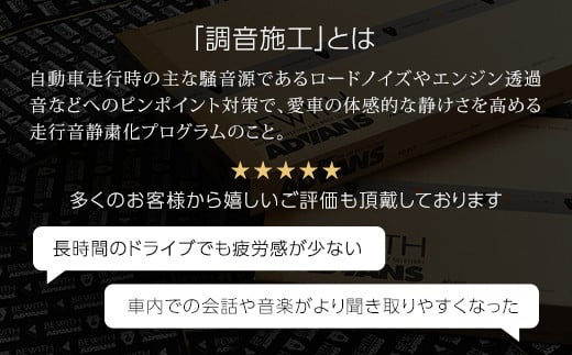 フォーカル プラグ＆プレイ本店　走行音静粛化プログラム「調音施工」基本＋オプションプログラム1台分 ふるさと納税 車 自動車 カーオーディオ チケット 調音施工 プログラム 木更津 千葉県 送料無料 
