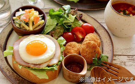 【美濃焼】土ものマット 丸々 大皿 ペアセット (シロン)【カネコ小兵製陶所】食器 パスタ皿 ワンプレート ランチ ディナー ギフト プレゼント シンプル おしゃれ [MBD198]