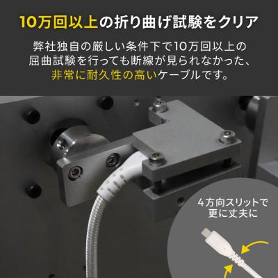 ふるさと納税 海老名市 最大PD60Wデータ転送 USBType-A/Type-CtoType-C2in1ケーブル ブラック |  | 02
