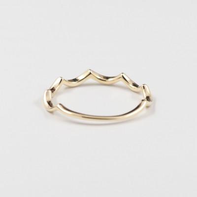 ふるさと納税 山梨県 【山梨県】【ジュエリー】K10 nami/ナミ リング 3号 |  | 03