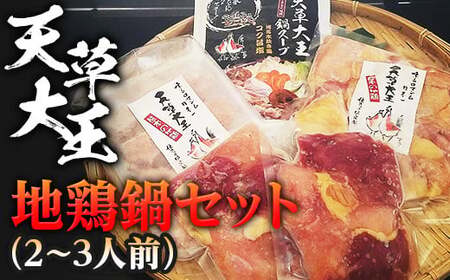 天草大王　地鶏鍋セット(2～3人前) FKP9-337