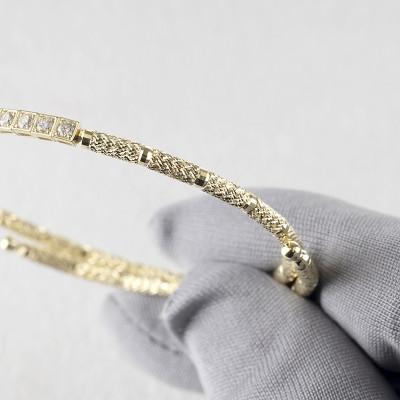 ふるさと納税 昭和町 18金 ブレスレット ダイヤモンド 0.5ct 形状記憶 241003hy400dy |  | 03