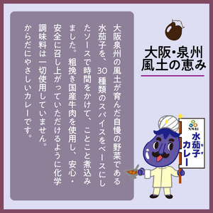 大阪産（おおさかもん）泉州水なすカレー 12箱 【御守つき】（レトルト 常温 簡単調理 レトルト食品 レトルトカレー かれー カレー カレールウ カレールウセット カレールー カレールーセット 人気カ