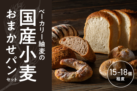 ベーカリー紬麦の国産小麦おまかせパンセット（15～18個程度）【BT-2】｜送料無料 国産 パン ぱん ブレット 国産小麦 国産素材 食パン 自家製酵母  無添加 食事パン 菓子パン フォカッチャ カンパーニュ 朝食 モーニング 焼き菓子 詰め合わせ おまかせ｜