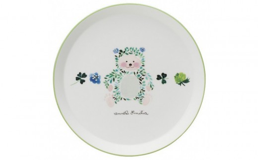ナルミ アンナエミリア プレート(くま) 19cm 51949-5644P