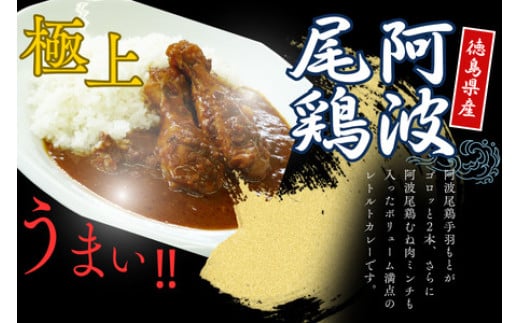 
            阿波尾鶏骨付地鶏カレー　30食
          