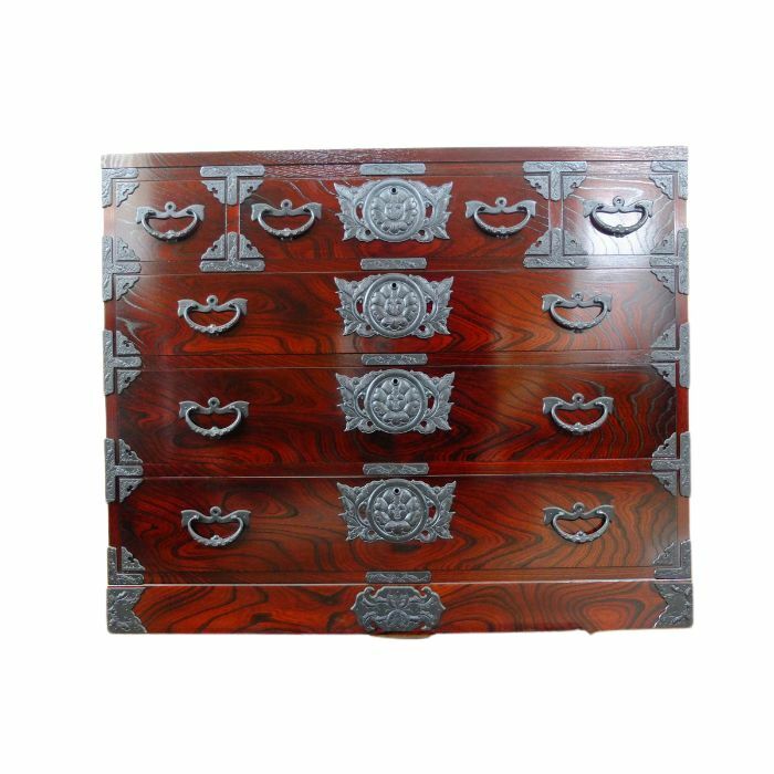 【ふるさと納税】岩谷堂箪笥　3.5尺上小抽箪笥　伝統工芸品