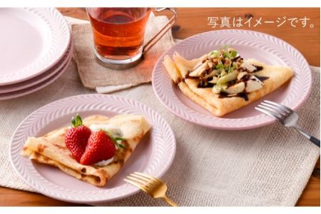 【波佐見焼】ローズマリー(ピンク)5.5寸 プレート 5枚セット 食器 皿 【福田陶器店】 [PA193]  波佐見焼