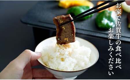 佐賀牛を焼肉で食べ比べ！6種セット 【ロース・モモ・バラと焼肉屋さん厳選３種】を組み合わせた 合計360g（60g×6種類）焼肉セット 佐賀牛 高級和牛  ロース バラ モモ 部位別 焼肉屋さん 厳選