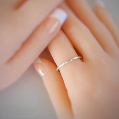 ふるさと納税 藤沢市 シルバー テクスチャーリング(華奢リング)P3〜30号 マイナスサイズ対応 ご希望リングサイズで制作 |  | 01