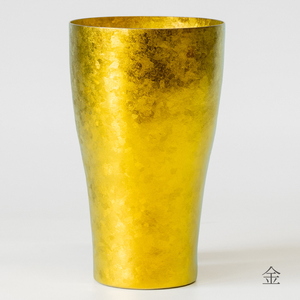 チタン二重タンブラー 窯創り マグナム 金