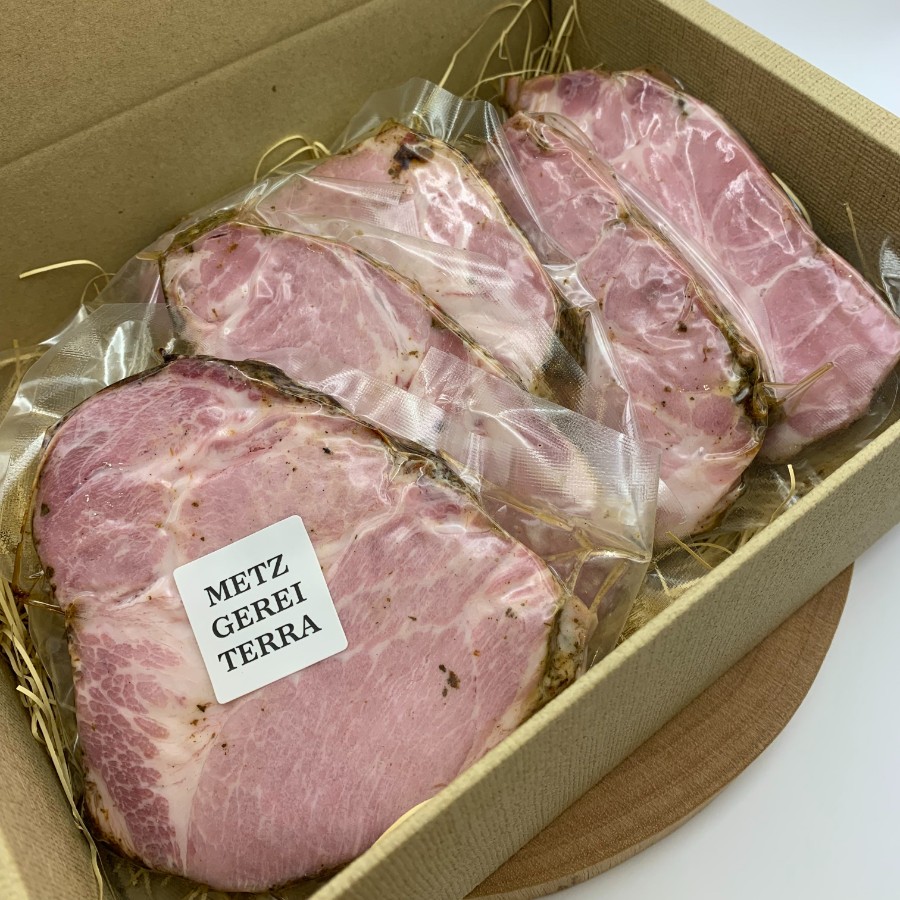 ＜メッツゲライテラ＞新潟ローストポーク厚切り5枚セット750g