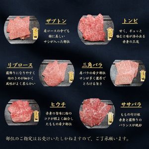 京都府産黒毛和牛【京の肉】 希少部位入り焼肉セット梅 6種盛 600g(100g×6) 包装・のし対応なし