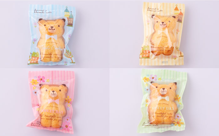 くまのマドレーヌ24個入り（レモン風味 詰め合わせ）【パティスリーハダ】 [AKAM012]