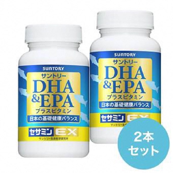 0070-90-01 【まとめ発送】サントリーウエルネス DHA&EPA+セサミンEX 240粒 (約60日分) ×2本