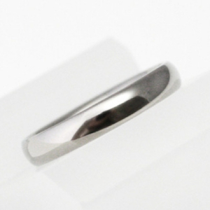 指輪 チタンリング 甲丸 (幅3mm) 8号 | 指輪 アクセサリー 新潟県 弥彦村