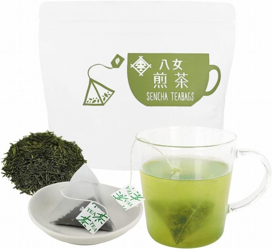 八女茶100％ マグカップ用煎茶ティーバッグ  たっぷり75個！ 2.5g×25個入×３袋＜岩崎園製茶＞