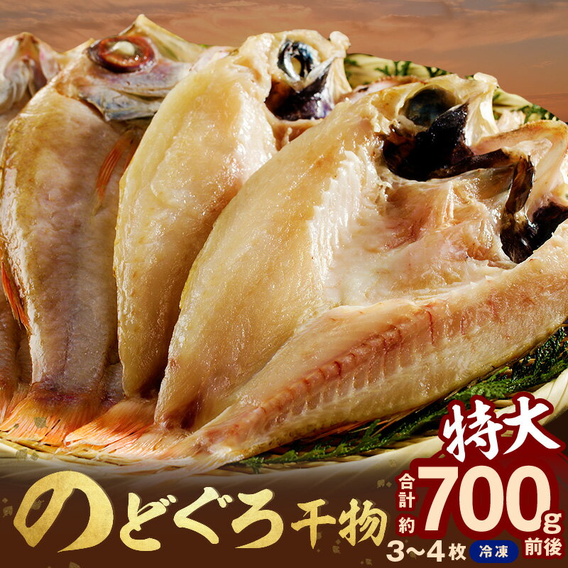 【ふるさと納税】【先行予約】のどぐろ干物 特大3~4枚（計700g前後）＜9月中旬以降発送＞のどぐろ本来の旨味に出会う渾身の干物 河野乾魚店 魚介類 魚貝類 干物 干もの 一夜干し お祝い お取り寄せ グルメ 【019_0967】