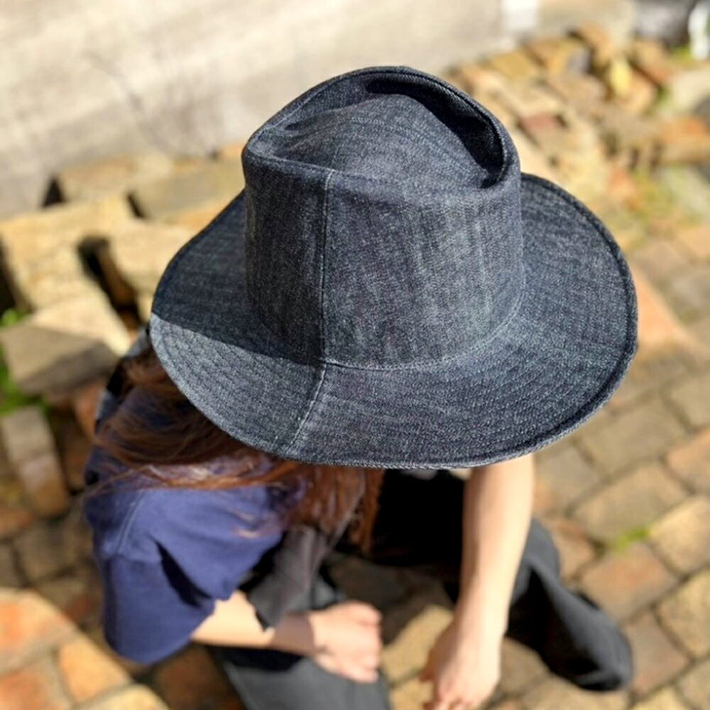 【ふるさと納税】【児島】デニムウエスタンハット セルヴィッチデニム/12oz ふるさと納税限定 デニム 岡山県 倉敷市 送料無料