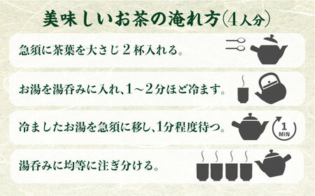 八女茶 合計1kg (250g×4袋) / お茶 八女茶[AFBE001]