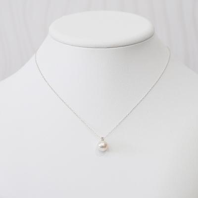 ふるさと納税 天草市 あこや真珠 ネックレス 8-8.5mm ホワイトピンク アクアマリン K10WG_S085-543 |  | 02