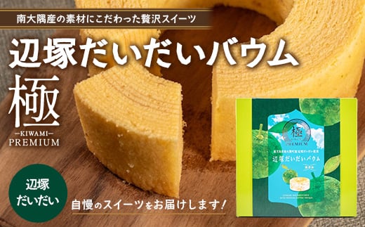 ≪極≫ 辺塚だいだい バウムクーヘン　1個 ｜菓子 おかし スイーツ デザート バウムクーヘン 食品 人気 おすすめ 柑橘 SH-713