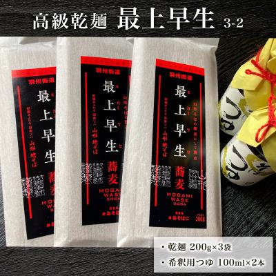 ふるさと納税 山形市 【高級乾麺】 最上早生 3-2 FZ21-982