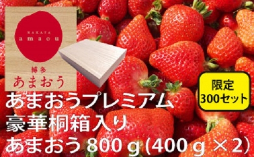 BE037.【予約受付】★限定品★あまおうプレミアム（桐箱入り）／２０２５年１月下旬～４月配送