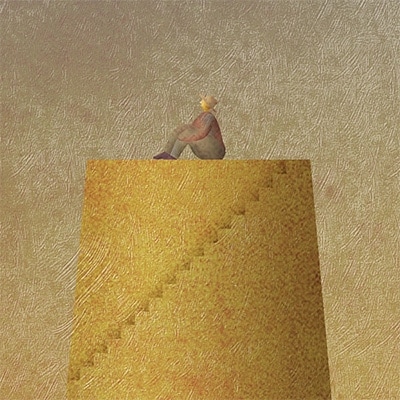 ＼京都・綾部の癒やし系作家/【絵画】複雑な朝　額装サイズ526mmx412mm【1090798】