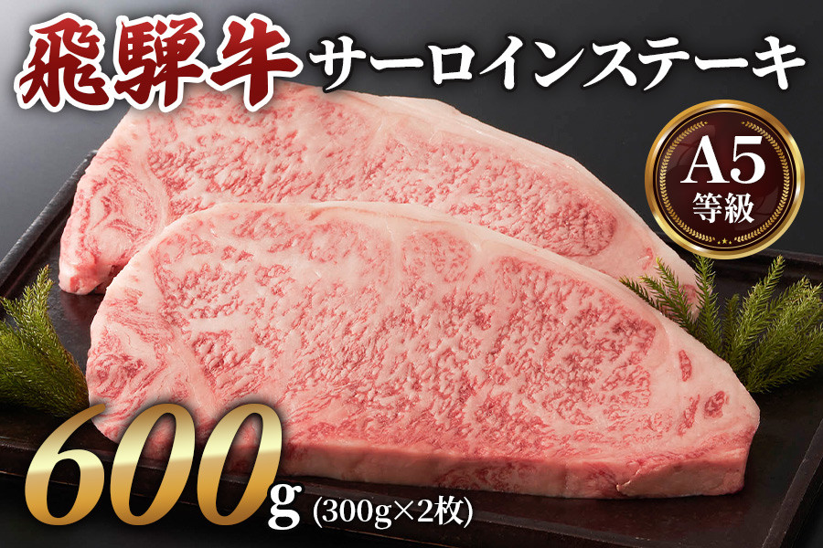 
            【発送月が選べる・年内発送】[A5等級]飛騨牛サーロインステーキ用 600g(300g×2枚)| 牛肉 [0163] 肉 牛肉 和牛 国産牛 ステーキ サーロイン 高級 年内配送 年内お届け
          